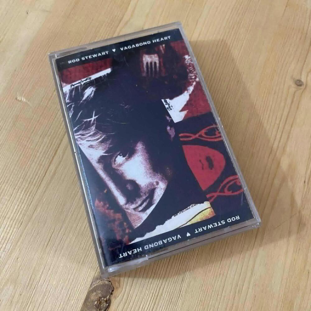 Rod Stewart - Vagabond Heart Cassette Tape VG+ C2